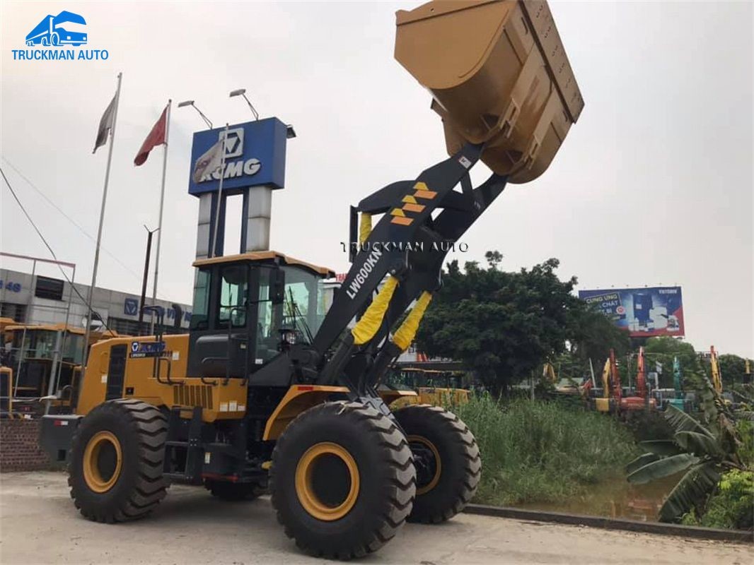 1360mm Lift LW600KN Wheel Loader With 3m3 Bucket
