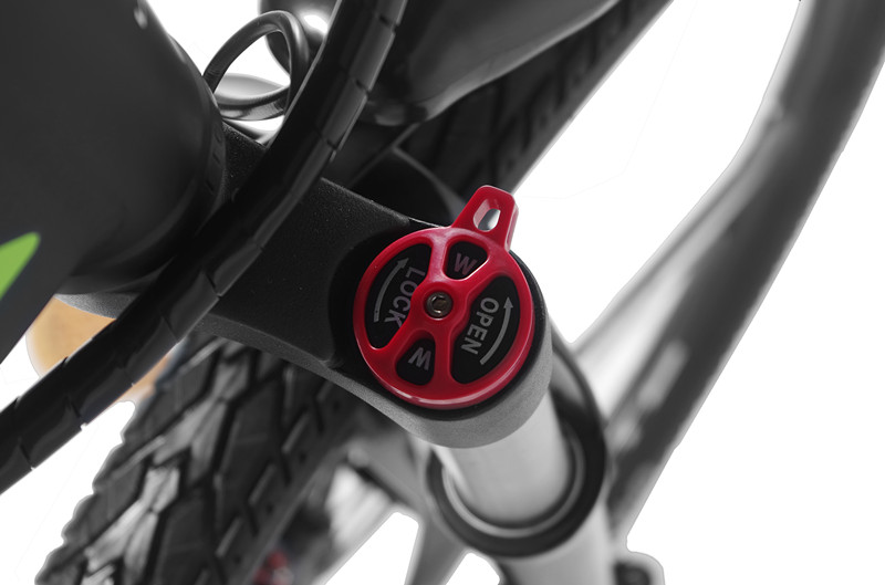 400W Integrated Wheel Electric Folding Bike Disc Brake Full Suspension Folding Ebike
