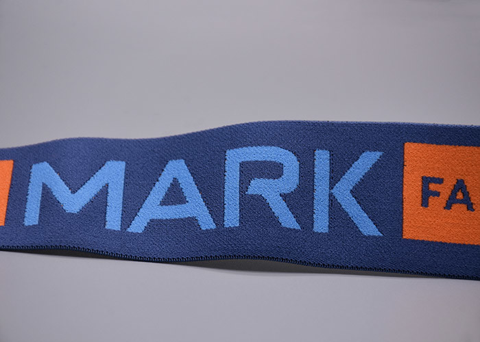 Custom 35mm Recycled Jacquard Elastic Band Double Sided For Garments