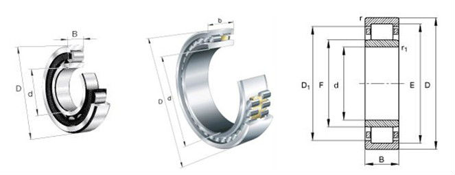 Front Rear Axle Hub Reduction Cylindrical Roller Bearing 112.06.008.02