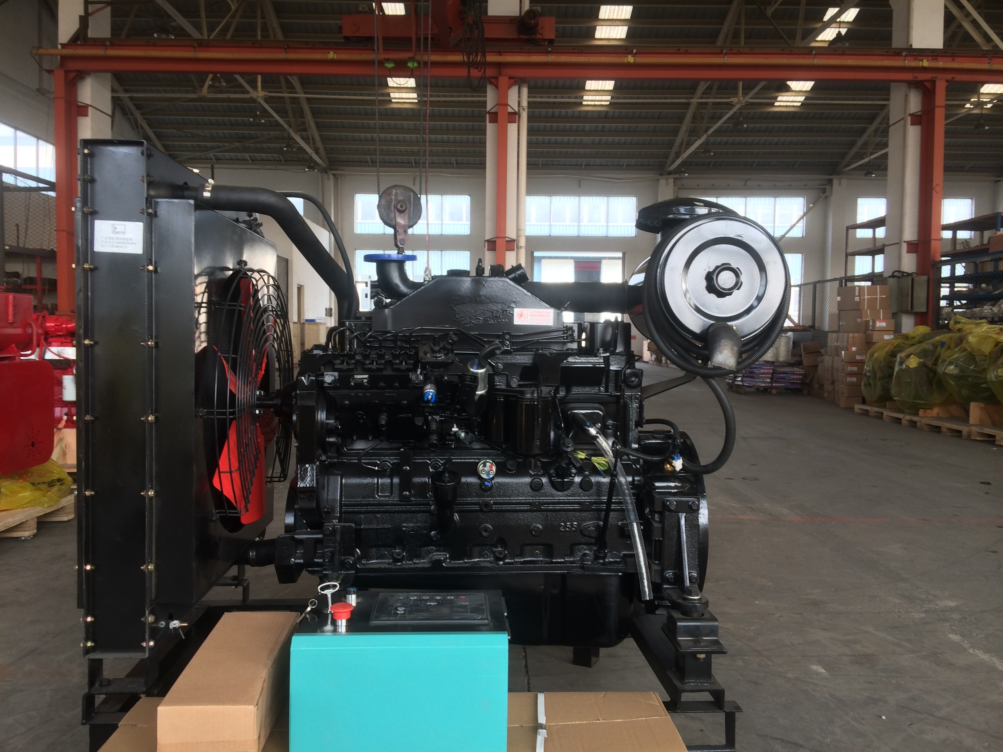 Dongfeng Dcec Cummins Black Industrial Diesel Engine 6bt5.9-C130 for Construction Industry Engneering Project
