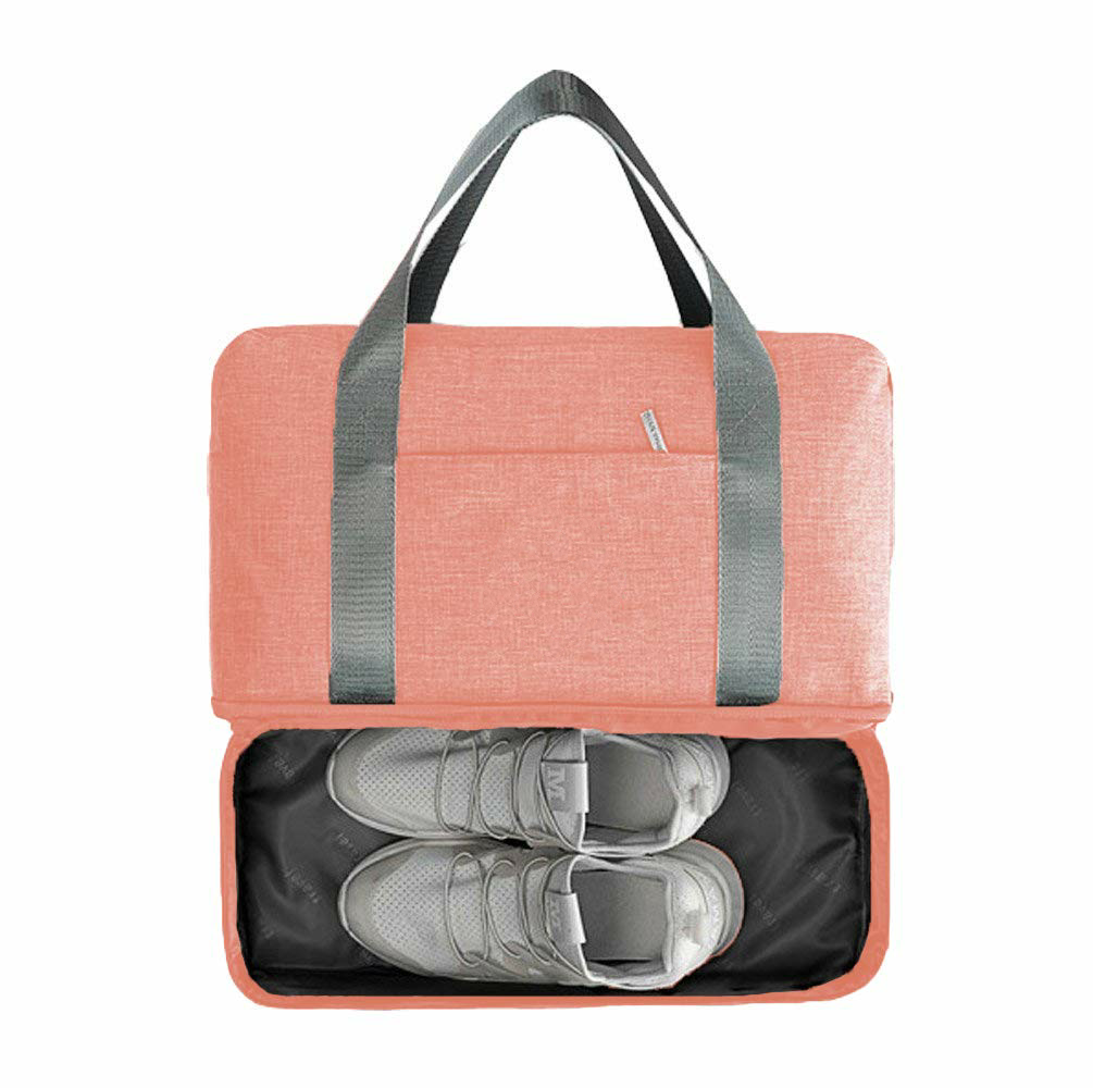 Sports Gym Beach Bag Tote Waterproof Cationic Zipper Top 39*16*30 Cotton Pad
