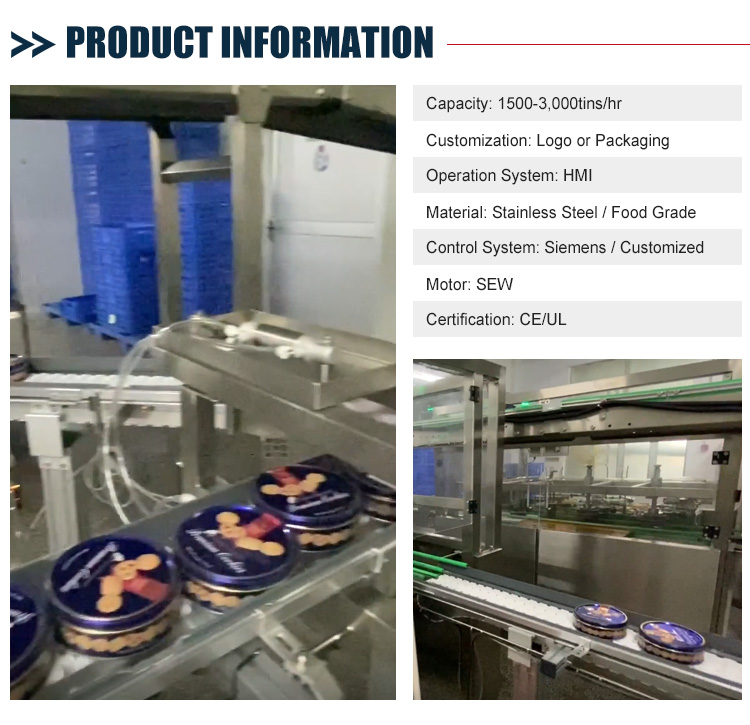 High Quality Cookie Packing Line Electric Tin Seal Machine Biscuit Food Automatic Sealing Machines