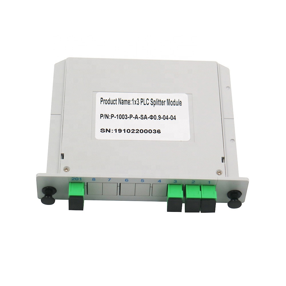 FTTH Solutions 1x3 1x6 SC/APC Fiber Optic Splitter