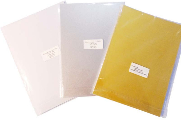 A4 A3 0.15mm 0.30MM Transparent/ white /golden/ silver Inkjet PVC printable sheets suppliers for plastic ID card