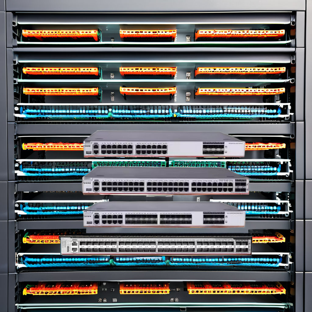 Customized Size 10/100/1000Mbps 48 Port 10 Gbps 10 SFP Data Center Switch CE6863E-48S6CQ CE6863E-48S6CQ-B CE6863E-48S6CQ-F