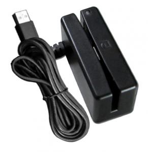 China Ultra-mini USB TK1/2/3 POS manual swipe magnetic credit and debit card reader on sale