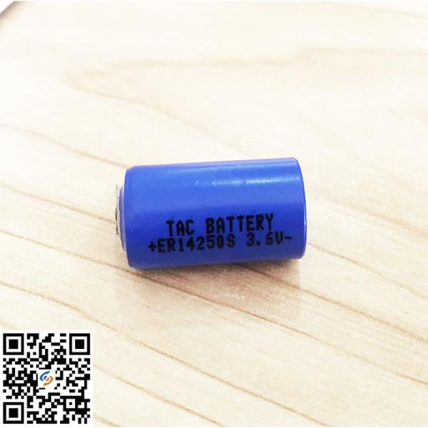 150℃ High Temperature ER14250S 3.6V 900mAh Primary Battery With Tab For