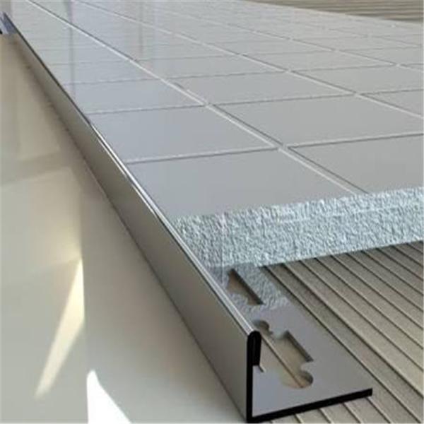 Brushed Finish Rose Gold Stainless Steel Tile Trim 201 304 316 wall ceiling door