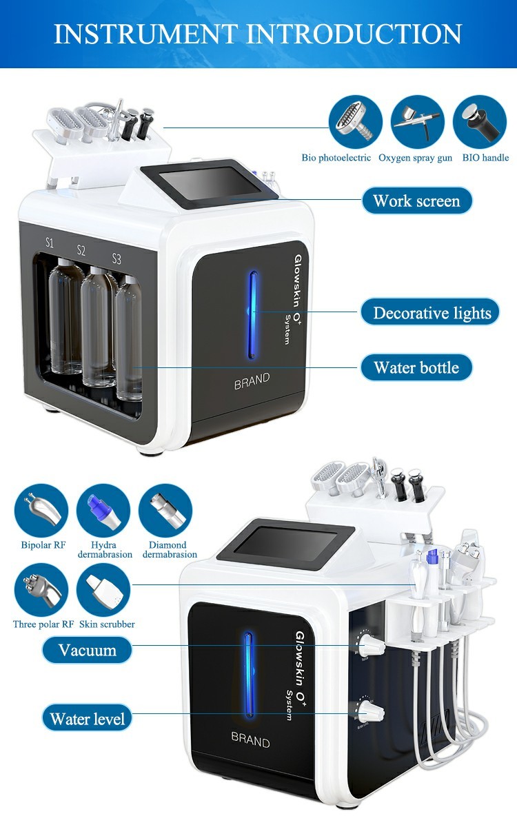 Microdermabrasion Beauty 10 In 1 Hydrafacial Machine Skin Peel Device