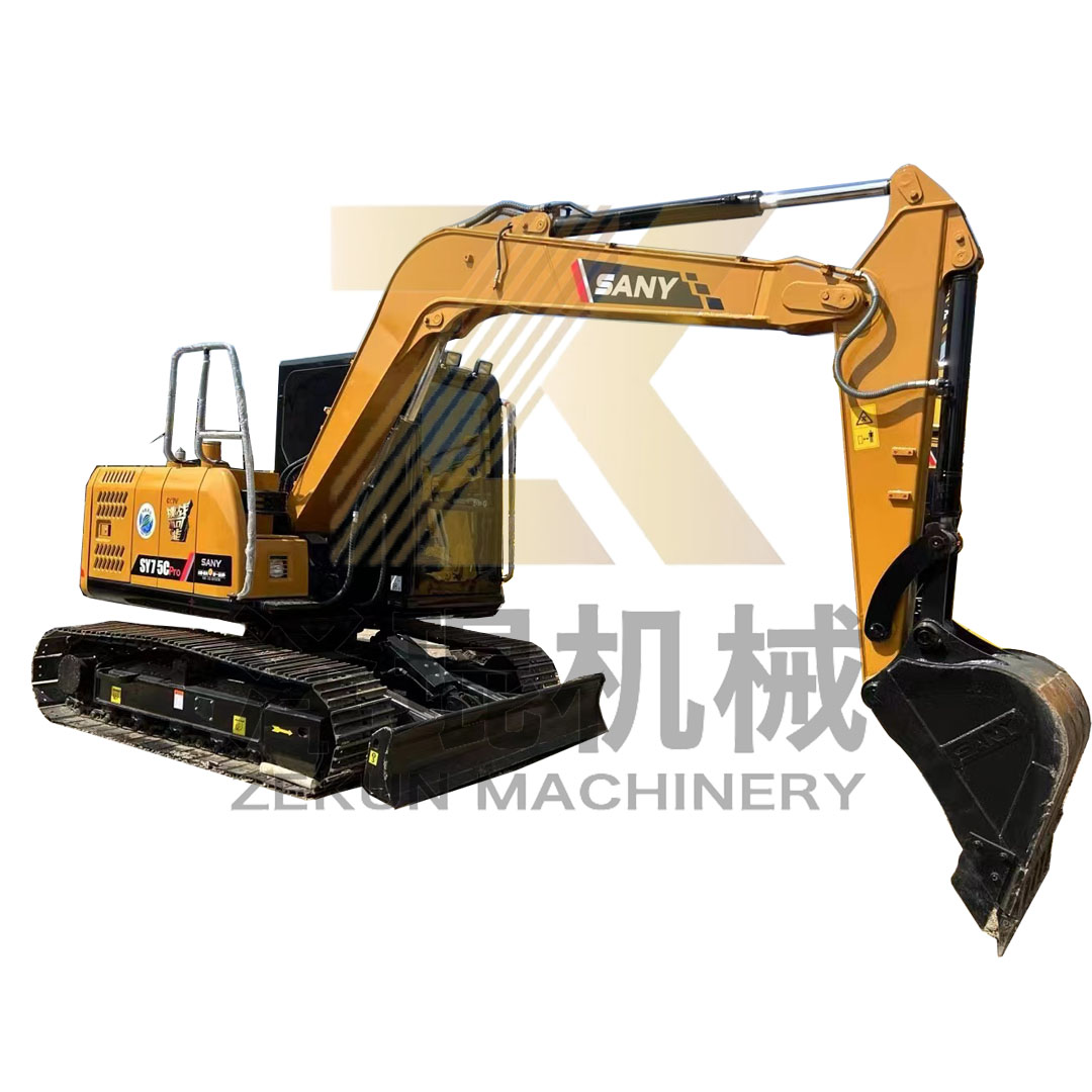 Second Hand Sany 75 C Pro Excavator with Original Hydraulic Cylinder and ISUZU Engine