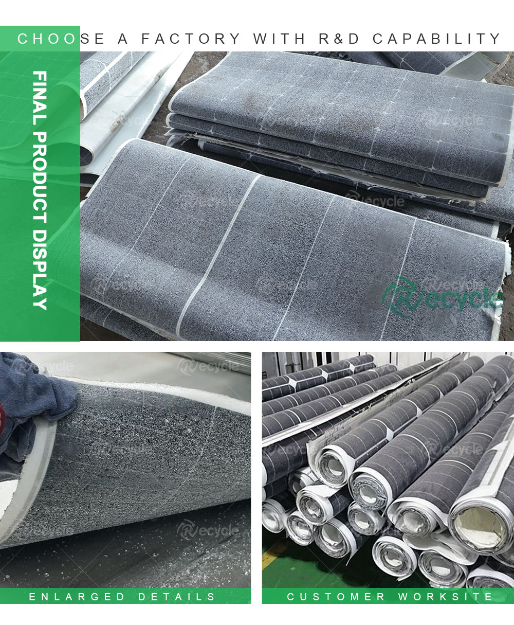 70-90PCS/Hour Automatic Aluminum Frame Removing Machine For Glass Recycling Line