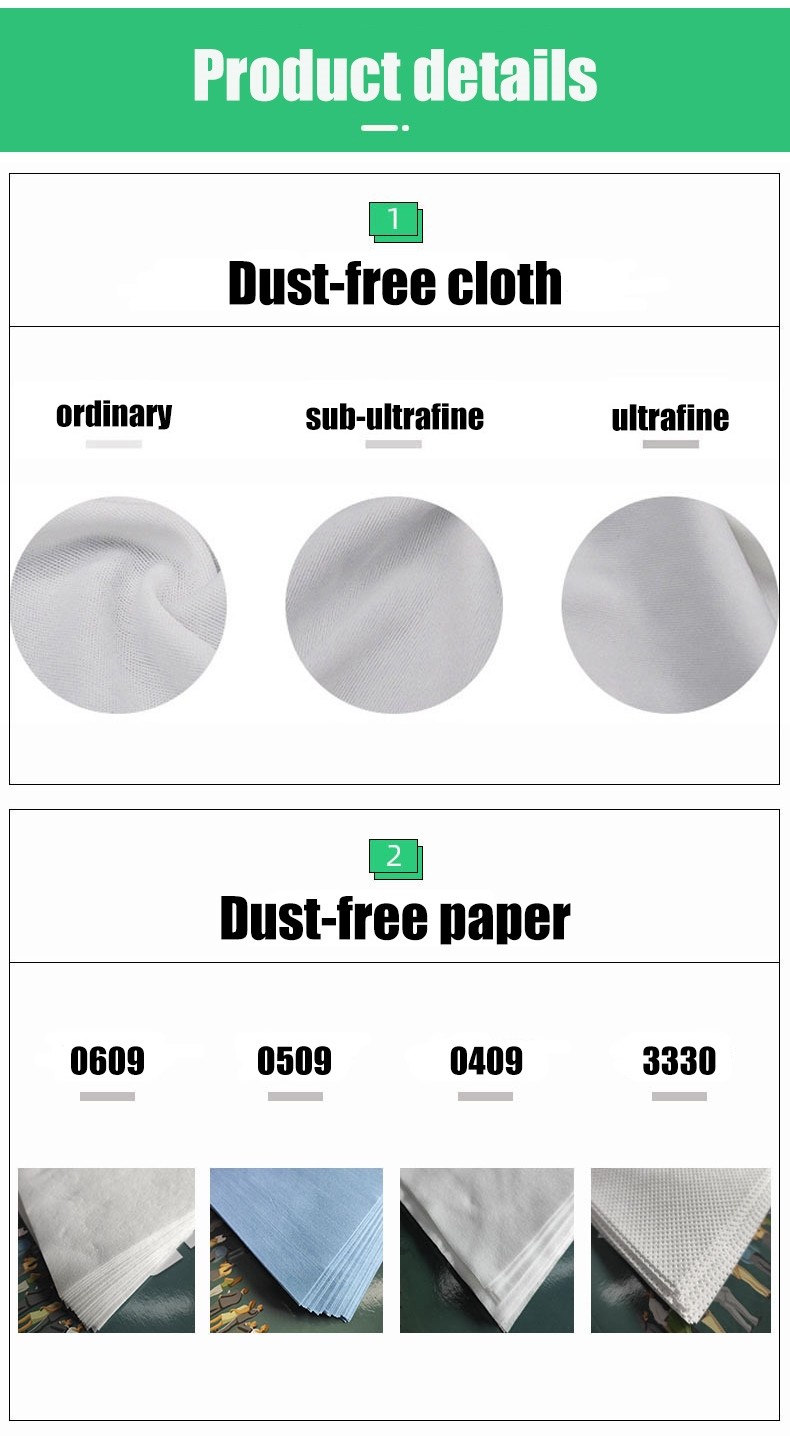 Circuit Board Clean 100 Wipe Dust Cloth Mesh 140g Fiber Dust Free Cloth 12 Inches