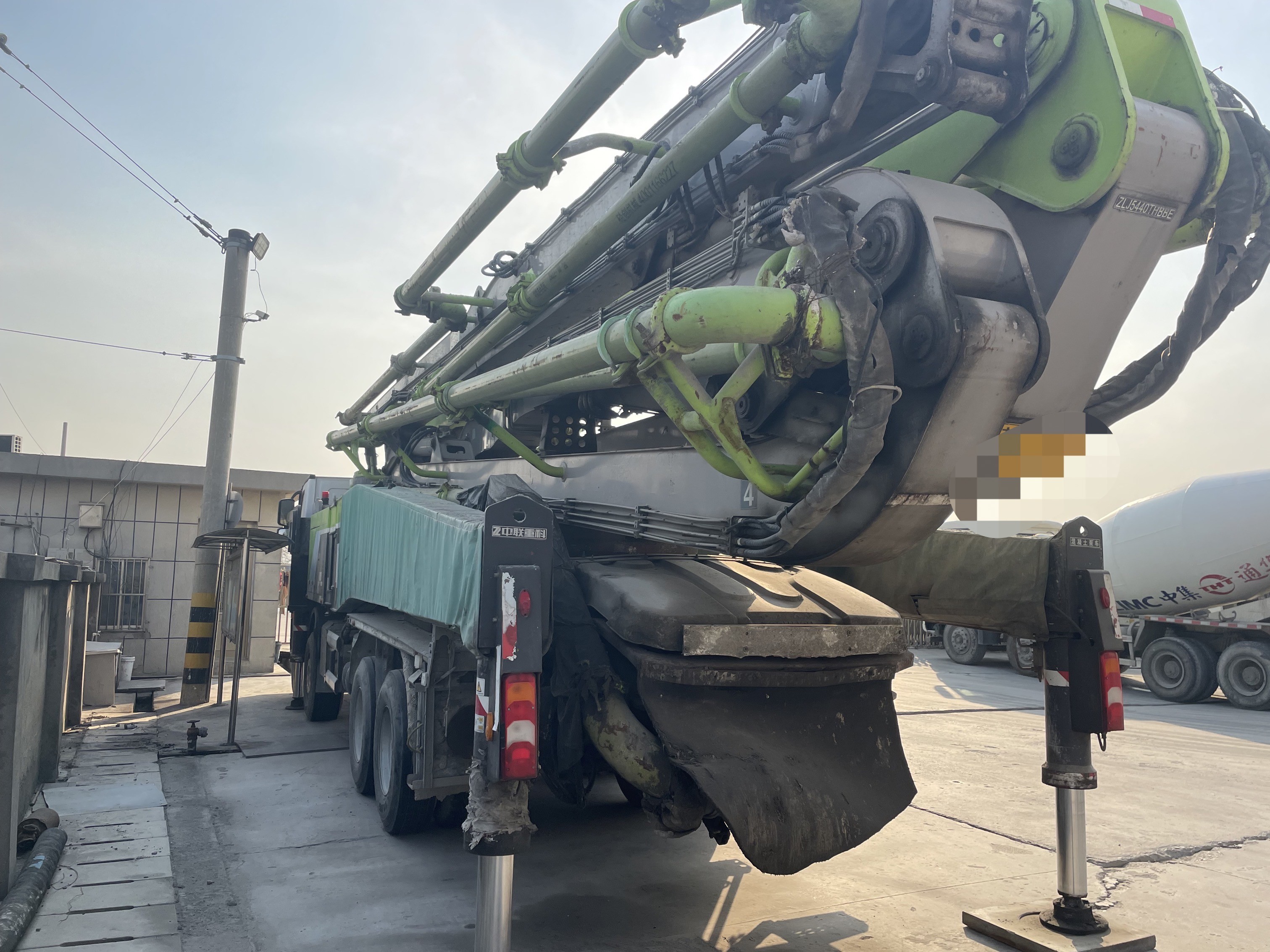 2019 Zoomlion Concrete Pump Truck 63 Meters Long Boom Pump Truck Customized Extended Pump Pipe
