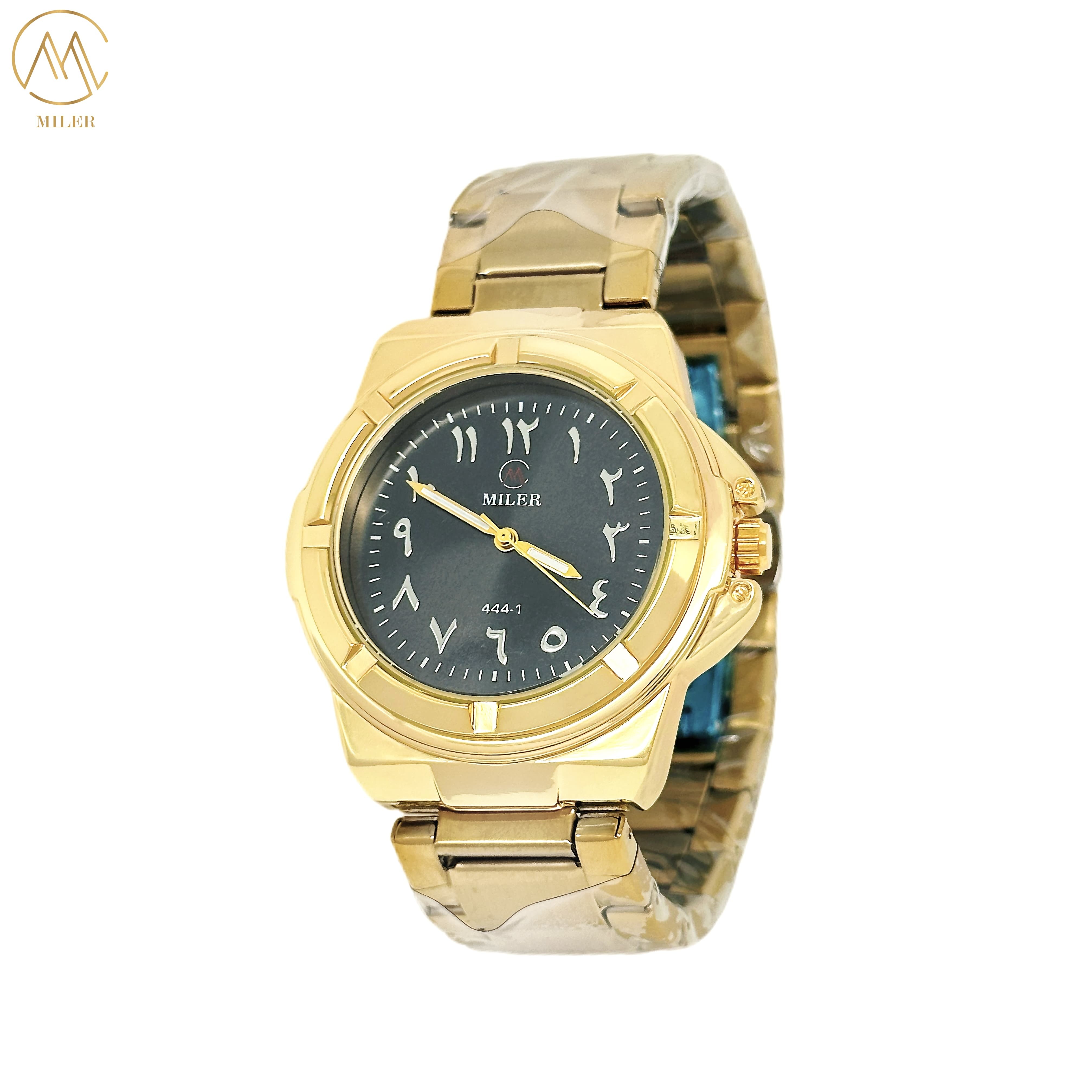 Customized OEM LOGO Alloy Bezel Quartz Wrist Watch
