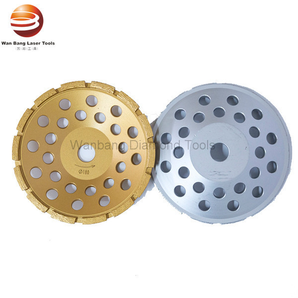 105mm 125mm 180mm Single Row Diamond Cup Wheels ISO9001
