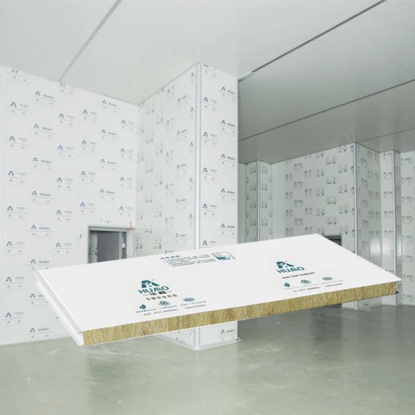 Rock Woll Machine Made Cleanroom Sandwich Panel Sound Insulation 950mm 1150mm