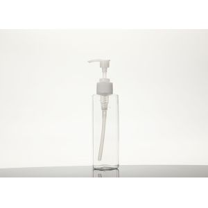 China 300ml Refillable Square Plastic Pump Bottles With Lockdown Leak Proof on sale