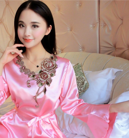100%Polyester Embroidery Pajams Collar Lace Mesh Based Necklace Decoration