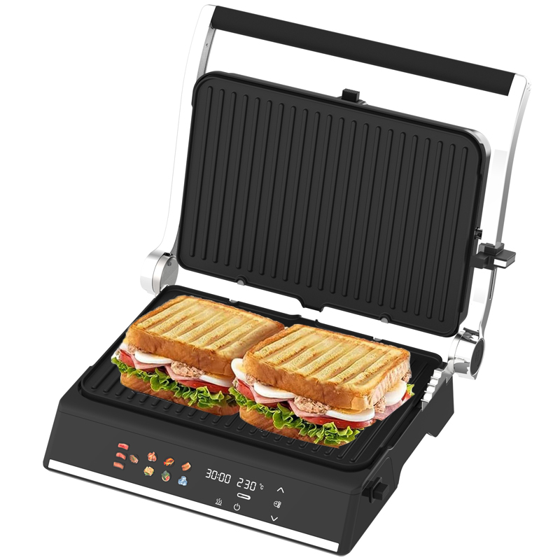 Household Contact 2000w Sandwich Press Grill Detachable Plate Panini Grill