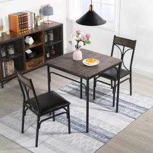  Rust Proof 3 Piece Dining Table Set Industrial Style Dining Room Sets Manufactures