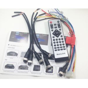 4 Channel GPS Tracker with Mobile DVR and Camera for Bus Security System