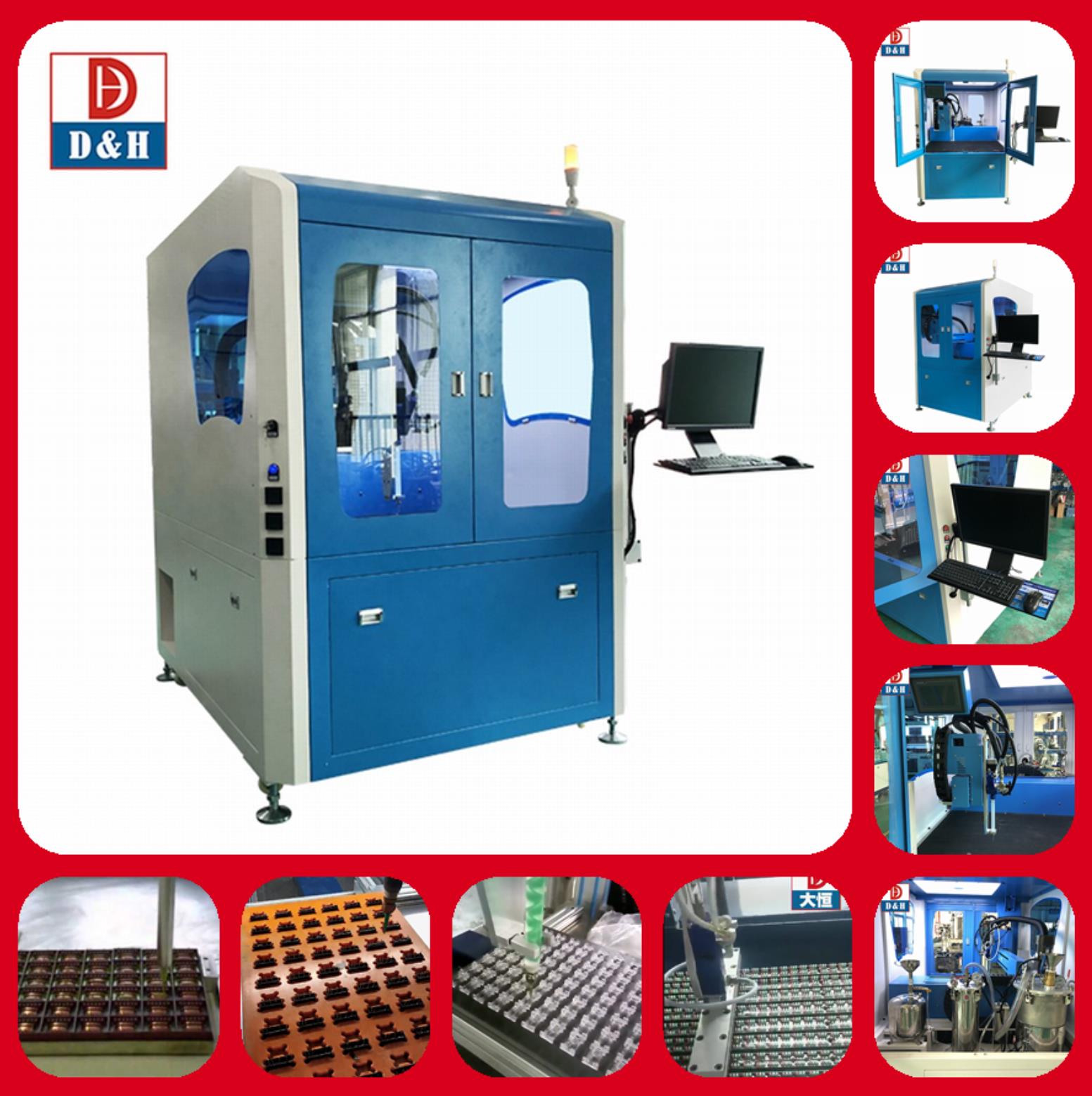 High Accuracy Camera Driven Automatic Epoxy Resin Dispensing Machine For SMT Field