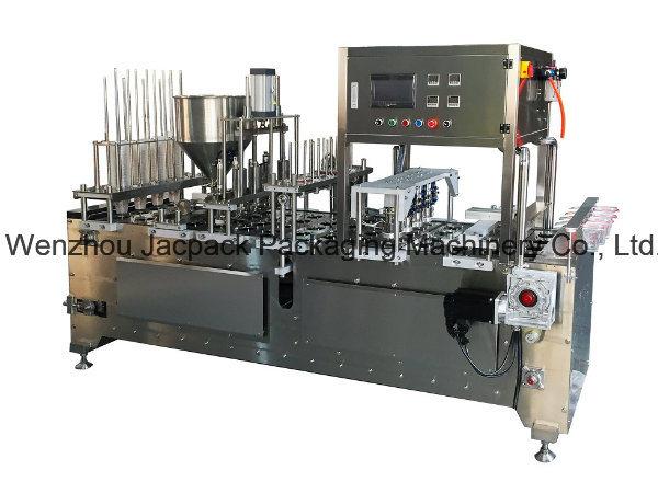 PLC Controlled Vacuum Tray Sealer Machine 10-20mm Sealing 0-12m/min Sealing