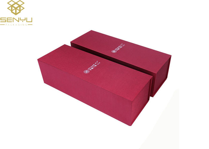 Wine Storage Boxes Cardboard 1200gsm Rigid Gift Handmade Size Customized