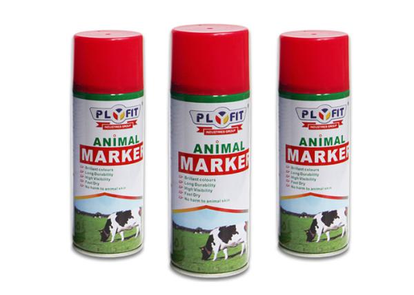 Harmless Colorful Animal Safe Spray Paint Distinguish Between Sheep / Pig /