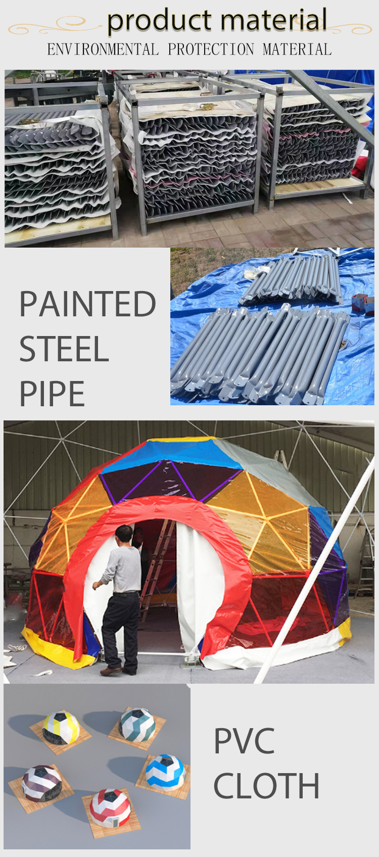 large outdoor luxury waterproof glamping 6m geodesic dome tent hotel