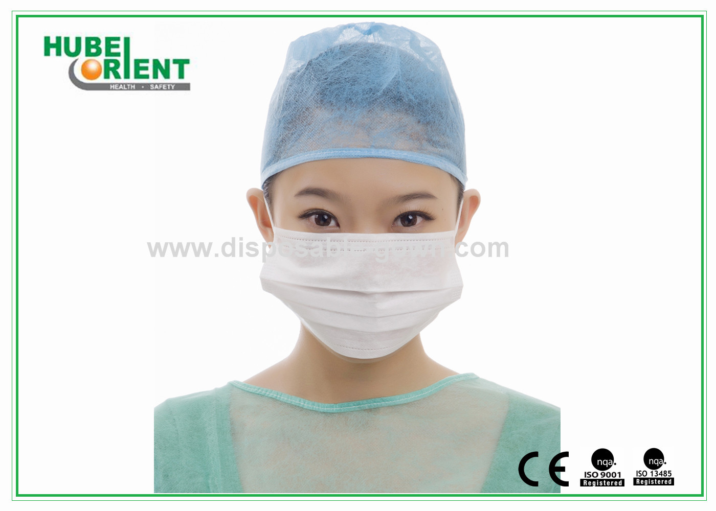 3 Layer FDA Spatter Prevention Disposable Medical Face Mask With Earloop