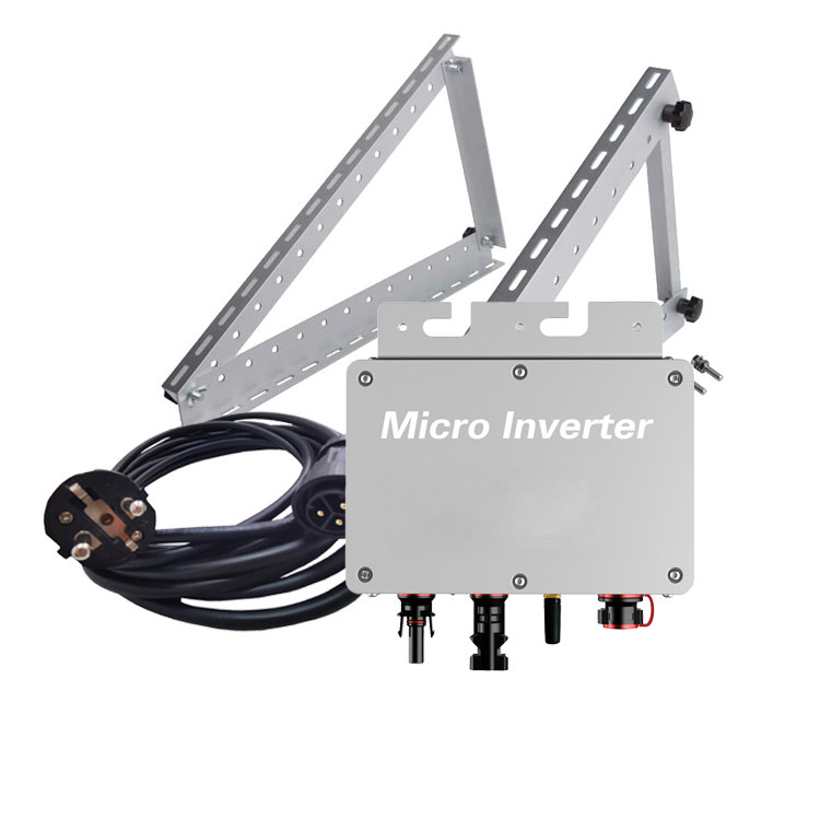 Silver Grid Tie Solar Micro Inverter Battery 350w IP65 Home Solar System Inverter
