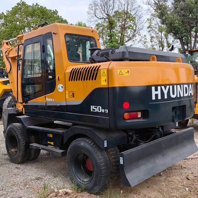 15tons Hyundai R150w-9 with 0.23m3 Bucket Capacity Used Wheel Excavator