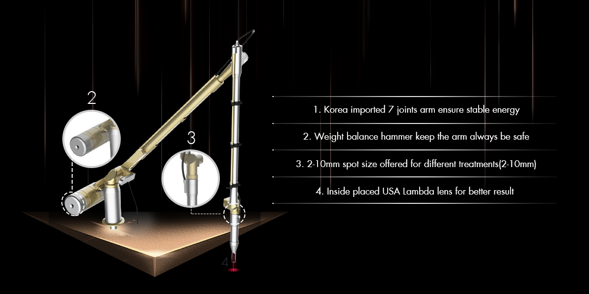 Professional vertical q switched nd yag laser Remove Spots Chloasma Removal picosecond laser tattoo removal machine