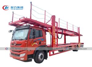  FAW 4x2 6 Wheels RHD Car Hauler Truck 5-6 Units Cars Hauling Transporter Manufactures