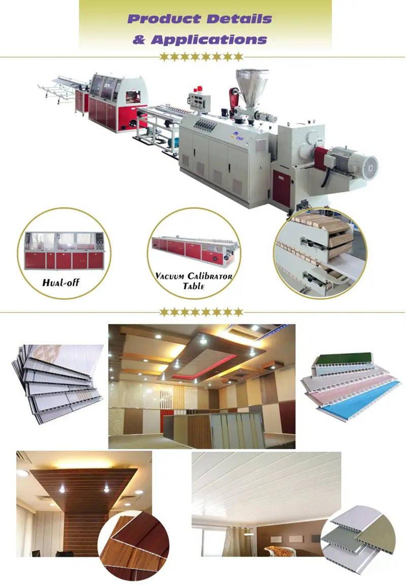 200kg/H Plastic Upvc Pvc Profile Extrusion Line Window And Door Sills Extruder Machine Line