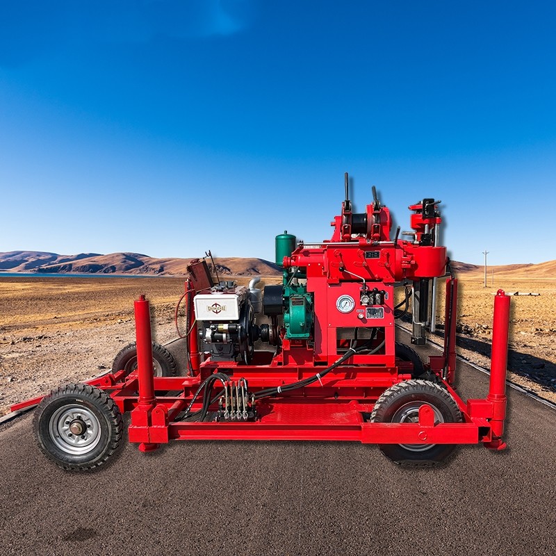 Wheeled Portable Drilling Rig For Highway And Railway Geological Exploration
