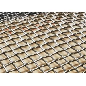 China Plain Weave Width 1.5m Crimped Wire Mesh Woven Panels on sale