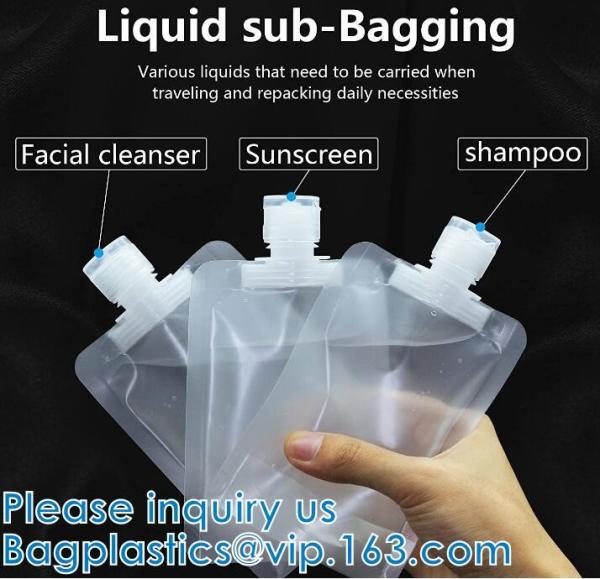 Liquid sub Bagging, Sanitizer Lotion, Fluid Bottles, Travel Bag, TSA approved