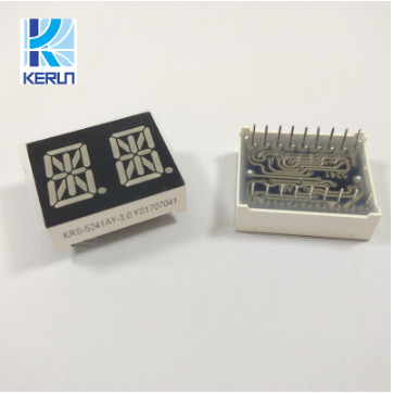 Common Anode 2 Digit 14 Segment LED Alphanumeric Display