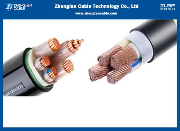 0.6/1KV Armored / Unarmored LV Electrical Power Cable CU(AL)/XLPE/PVC/STA/PVC