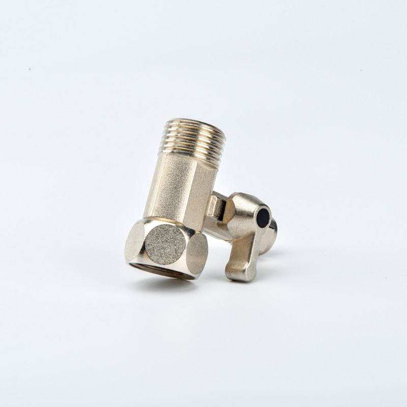 Bathroom Toilet G1/2 Thread Brass Angle Valve Dispenser Spigot