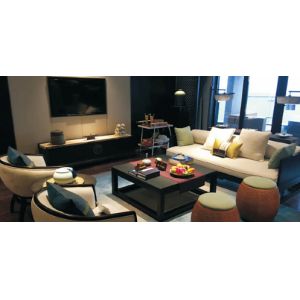 Compact Hotel Project Furniture Chairs And Tables Set