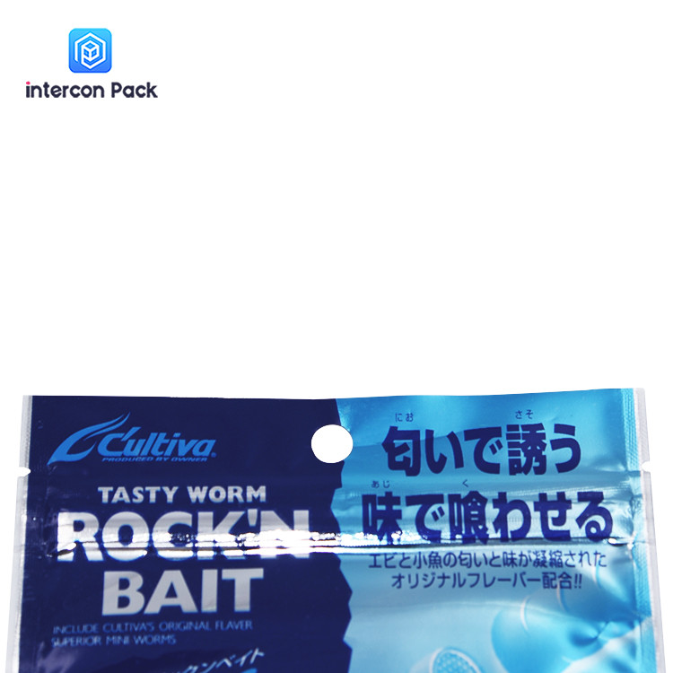 Three Side Sealed Bag Food Grade Polyethylene Bag Custom Printed Squid And Seafood Food Bag