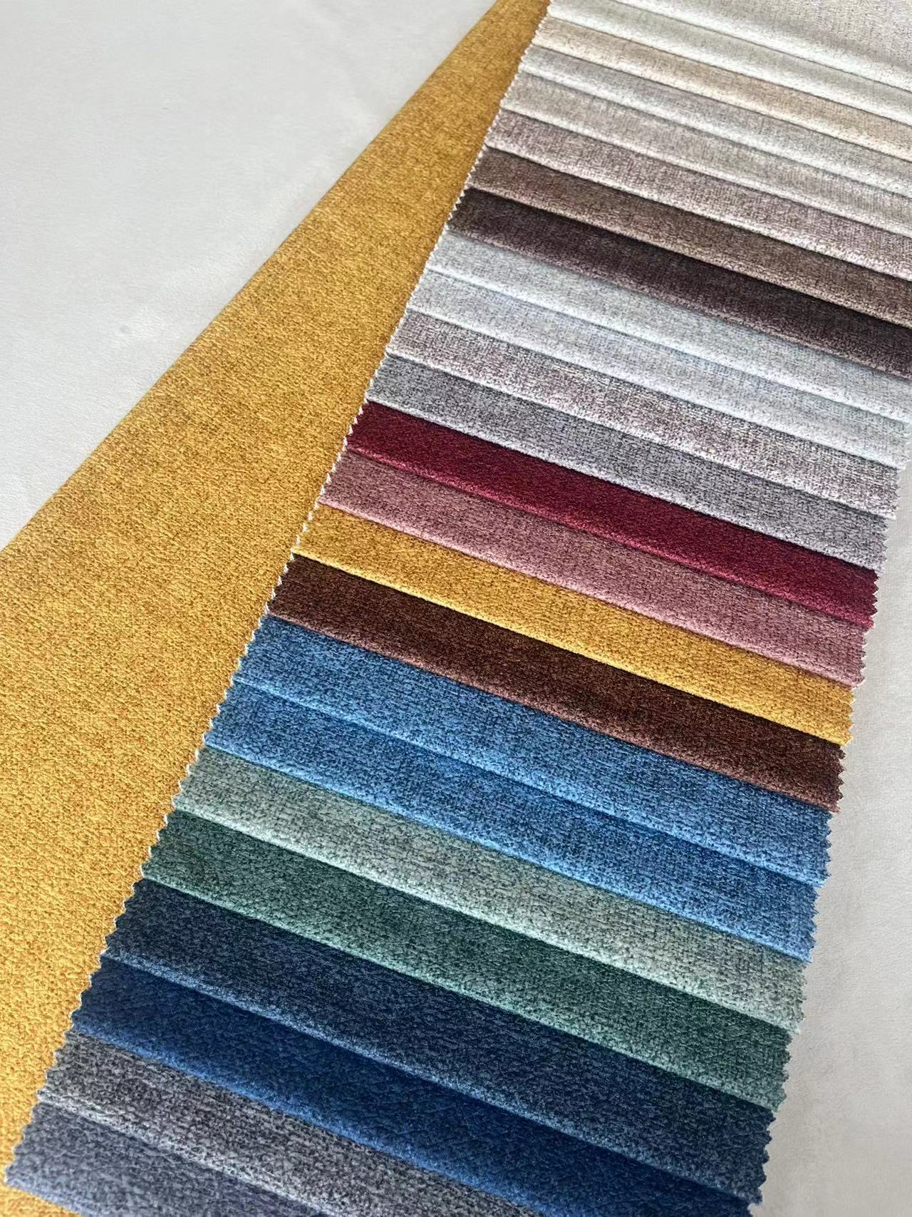 Water Resistant Velvet Sofa Fabric Double Faced For Pillow Cushion