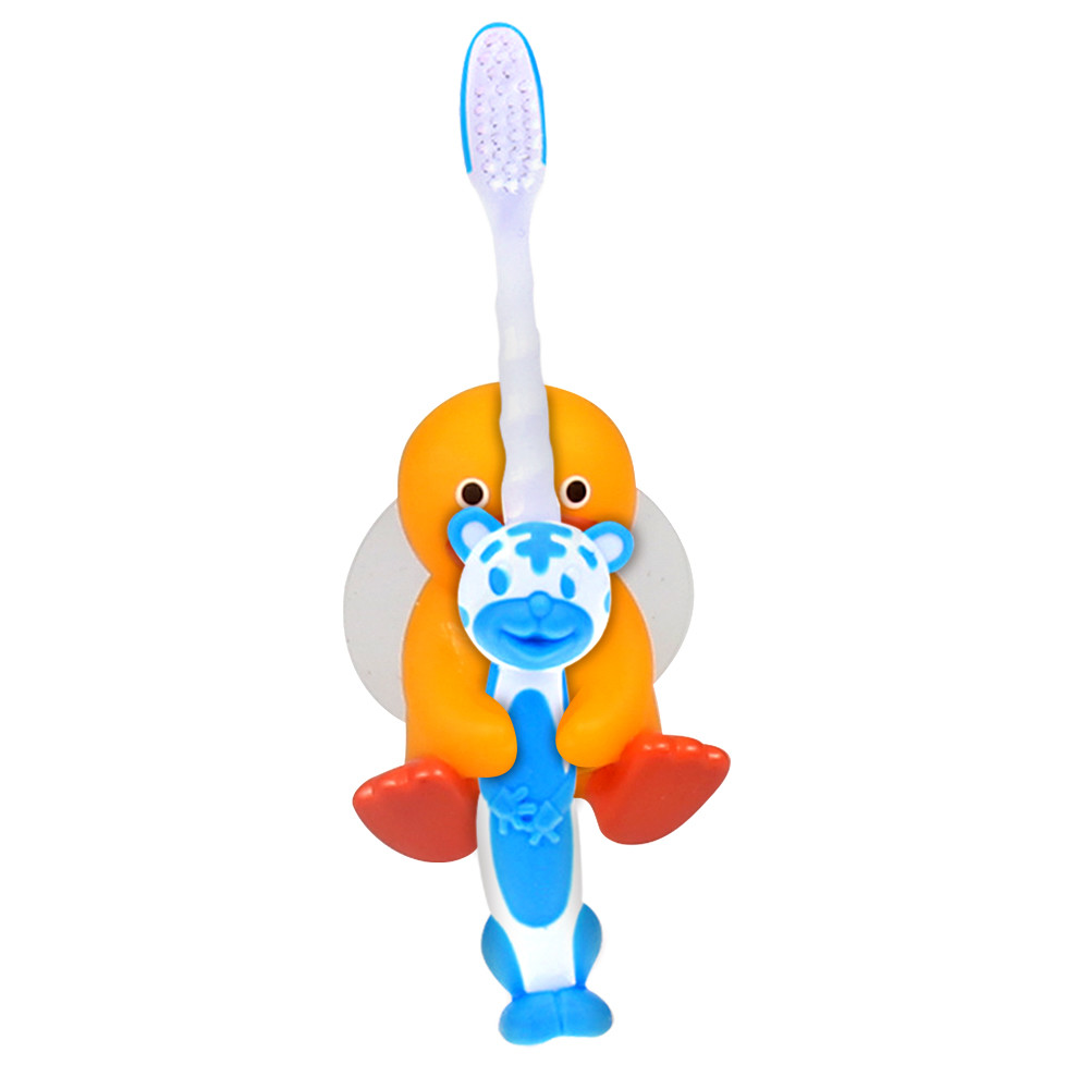 Cute cartoon shape toothbrush holder little frog duck