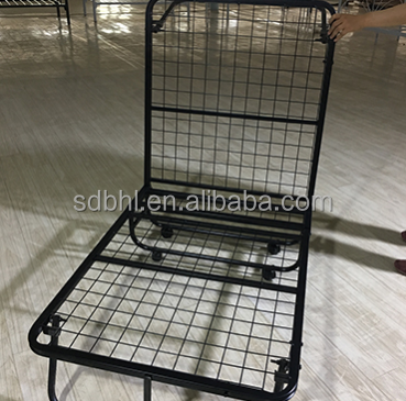 Horizontal Dormitory Folding Bed Steel Bunk Bed Sleek Home Furniture-bedroom Furniture