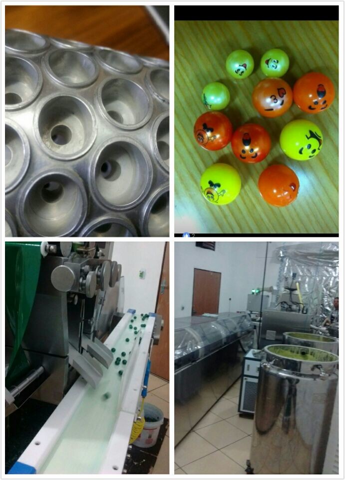 0.68" SS304 Paintball Making Machine With Check Gauge , Capacity 30,000 Paintball/H