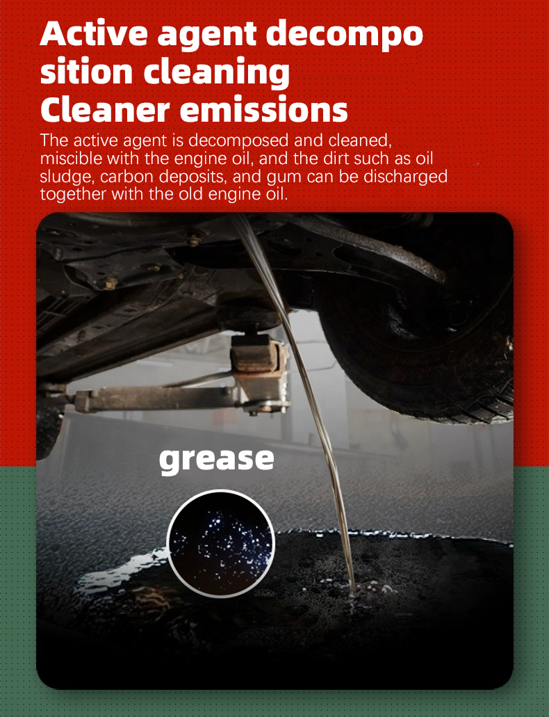 Car Engine Oil Flush Cleaning Fluid 4L OAR OEM ODM Engine Dirt Lubricant for Cars